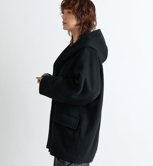  「【顔周り華やか】ビーバーフーディコート」|その他|