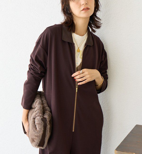  「【着心地抜群】ポロカラーロンパース」|ワンピース|