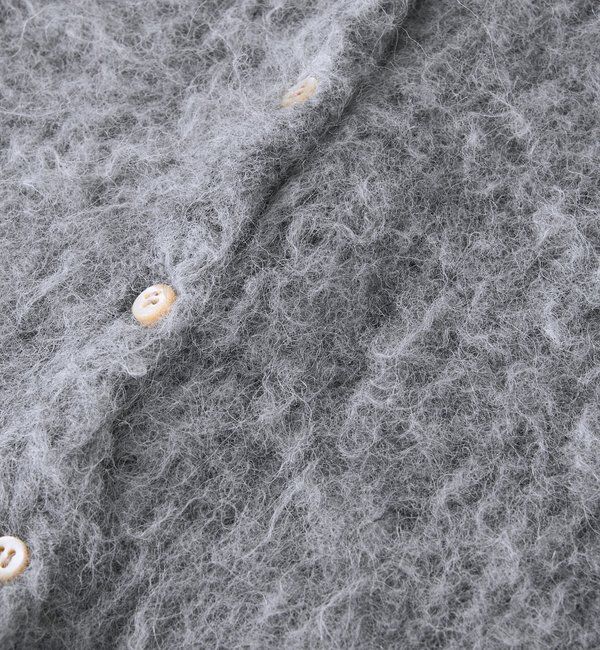  「【ふんわり柔らか】ヘアリーショートカーディガン」|カーディガン|