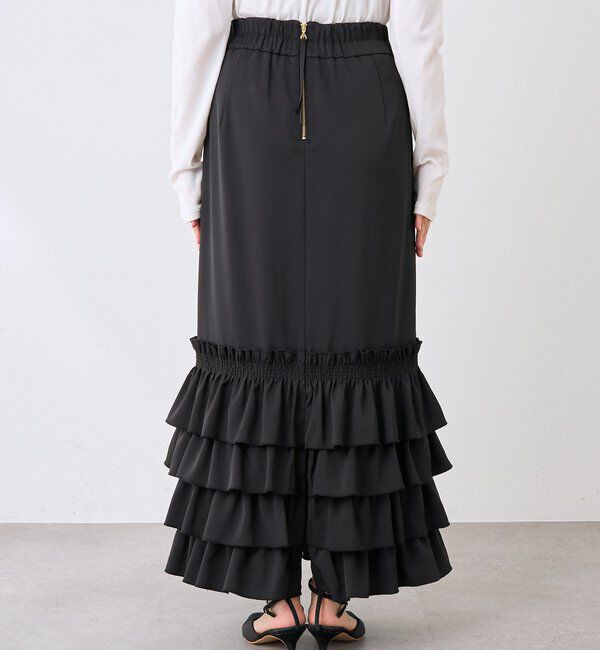  「【着映え◎】フリルタイトスカート」|スカート|
