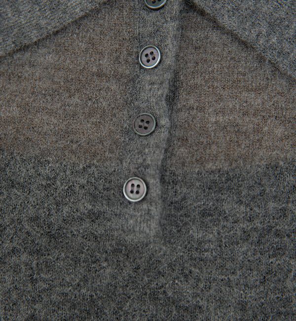  「シアーモヘヤポロニット」|ニット・セーター|