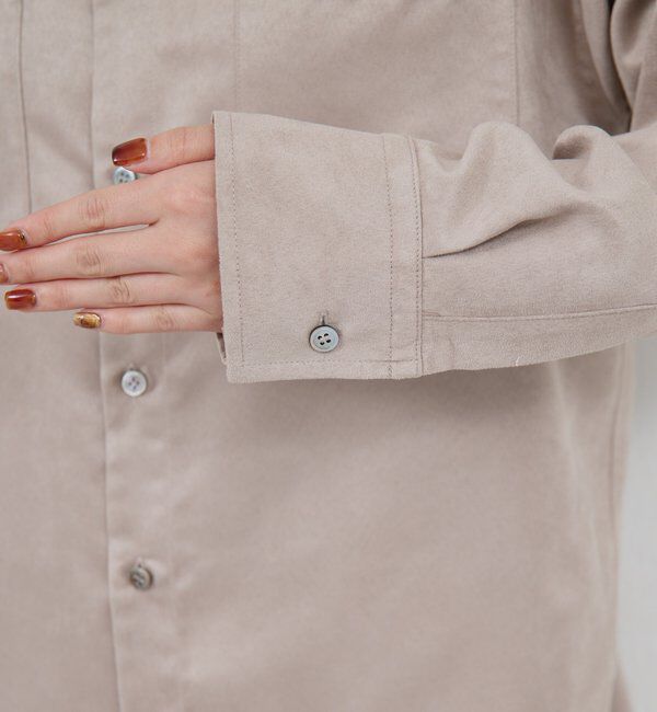  「フェイクスエードシャツ」|シャツ・ブラウス|