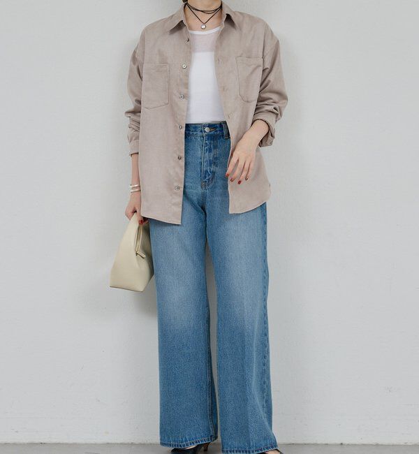  「フェイクスエードシャツ」|シャツ・ブラウス|