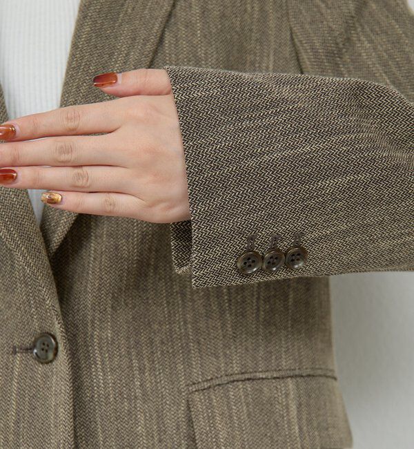  「【セットアップ対応】シングルツイードジャケット」|その他|