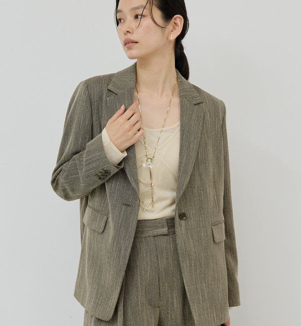  「【セットアップ対応】シングルツイードジャケット」|その他|