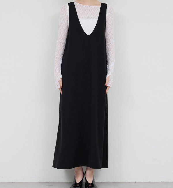  「ディープUネック2WAY ワンピース」|ワンピース|