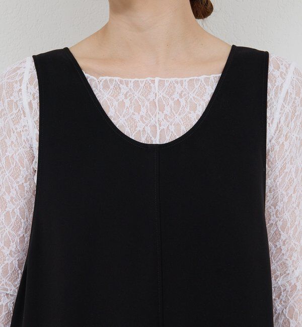  「ディープUネック2WAY ワンピース」|ワンピース|