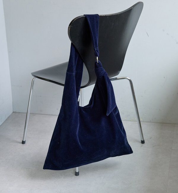  「【2.718】ベロアノットショルダー」|トートバッグ|