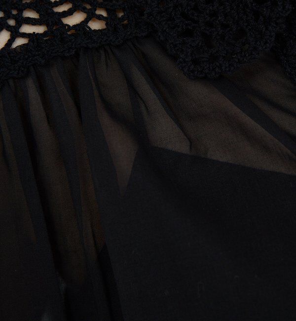  「【HERITANOVUM】 クロシェットシャツ」|シャツ・ブラウス|