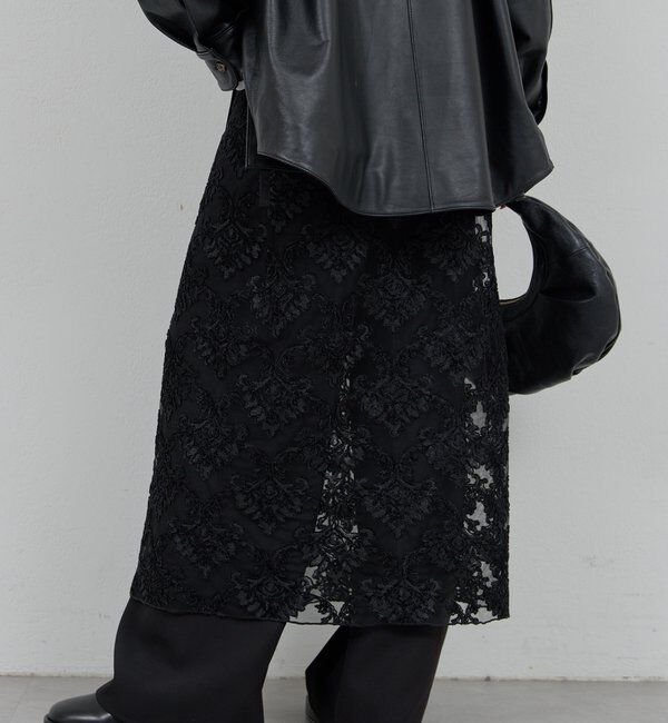  「モールレースラップスカート」|スカート|