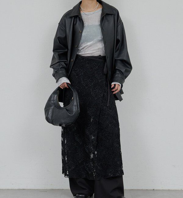  「モールレースラップスカート」|スカート|