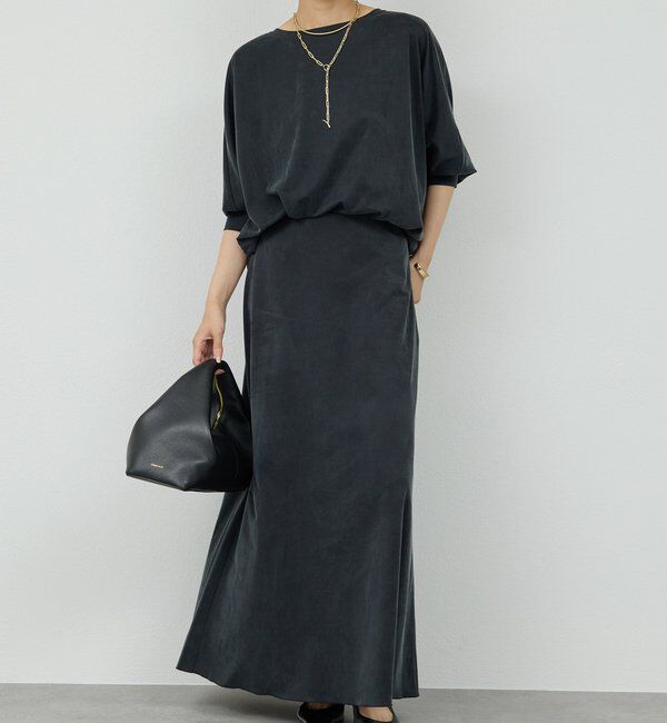  「【セットアップ対応】キュプラジャージードルマンプルオーバー」|Tシャツ・カットソー|