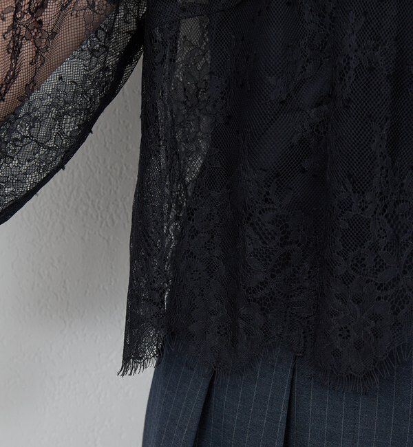  「【25th記念アイテム】レースフレアスリーブブラウス」|シャツ・ブラウス|