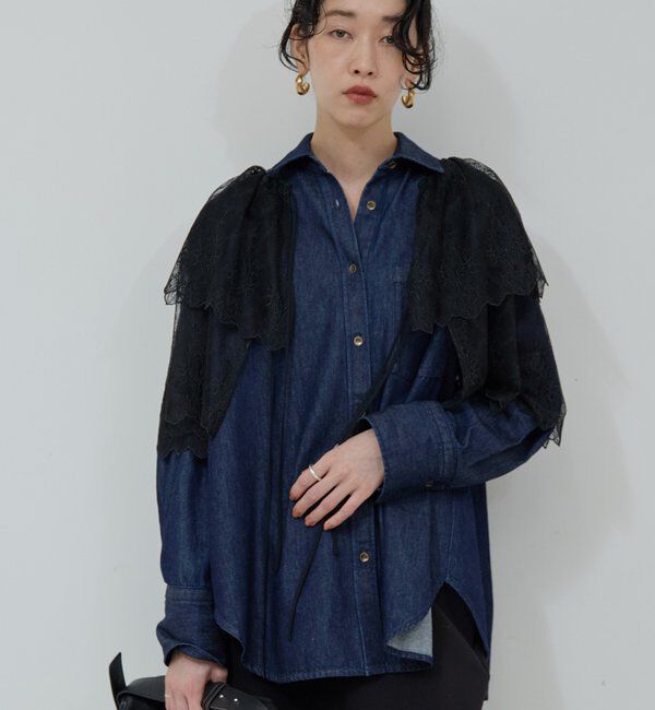  「【25th記念アイテム】スカラップレースボレロ」|シャツ・ブラウス|