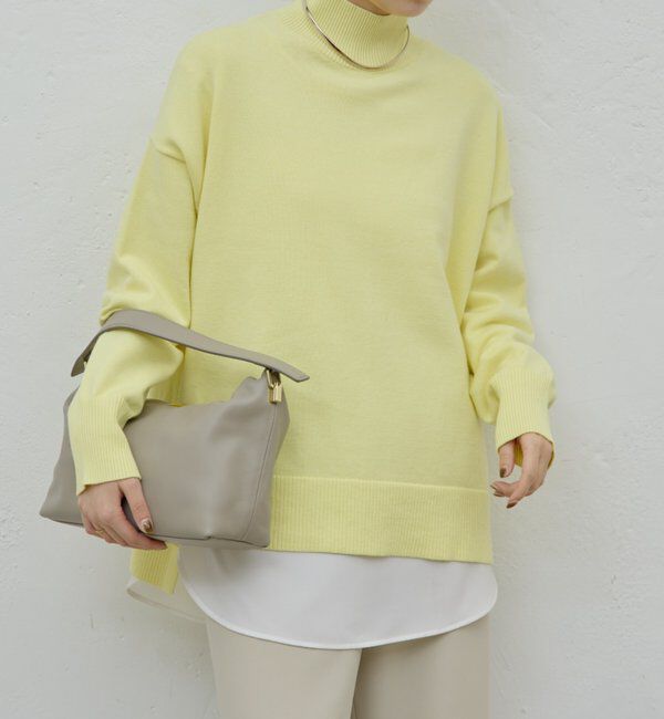  「【手洗い可】【全骨格対応】オーバータートルニット」|ニット・セーター|