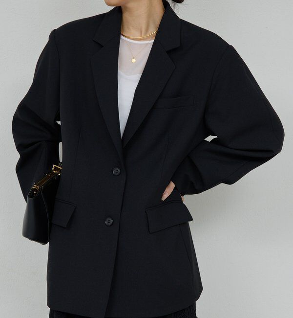  「【比留川游さんコラボ】ウエストシェイプジャケット」|テーラードジャケット|