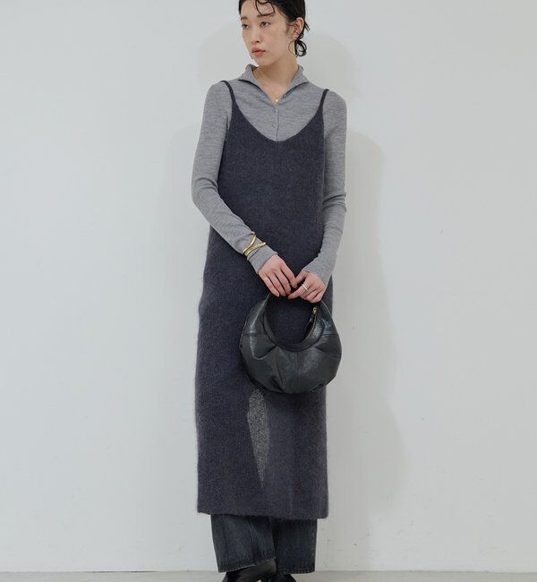  「【比留川游さんコラボ】ハイネックリブカーディガン」|ニット・セーター|