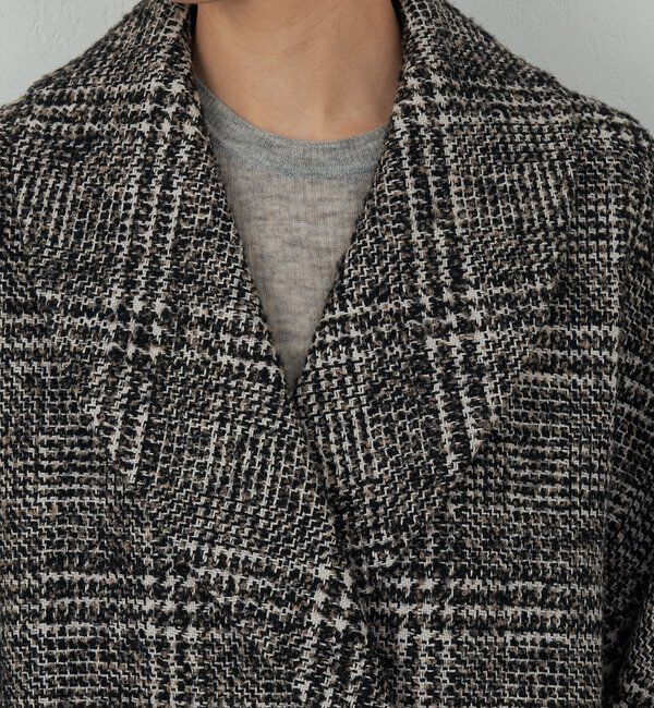  「【HERITANOVUM】 ツィードショールカラーショートコート」|その他|