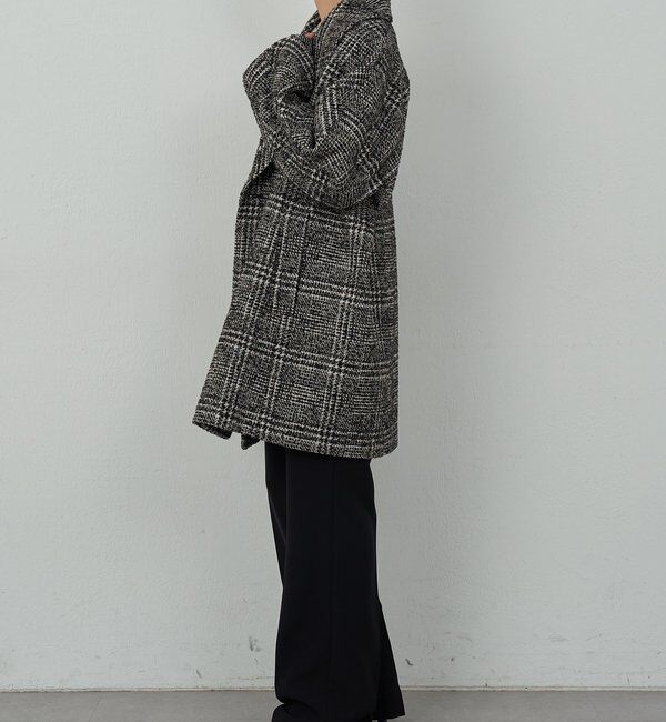  「【HERITANOVUM】 ツィードショールカラーショートコート」|その他|