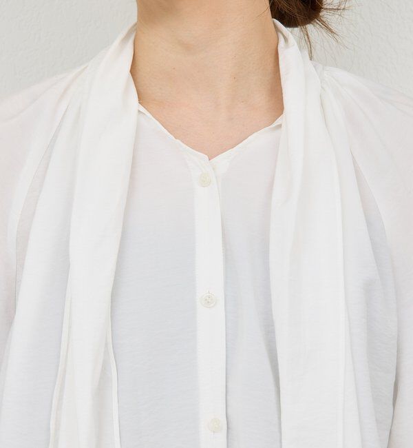  「【上品&times;華やか】【2way】ギャザーボウタイブラウス」|シャツ・ブラウス|