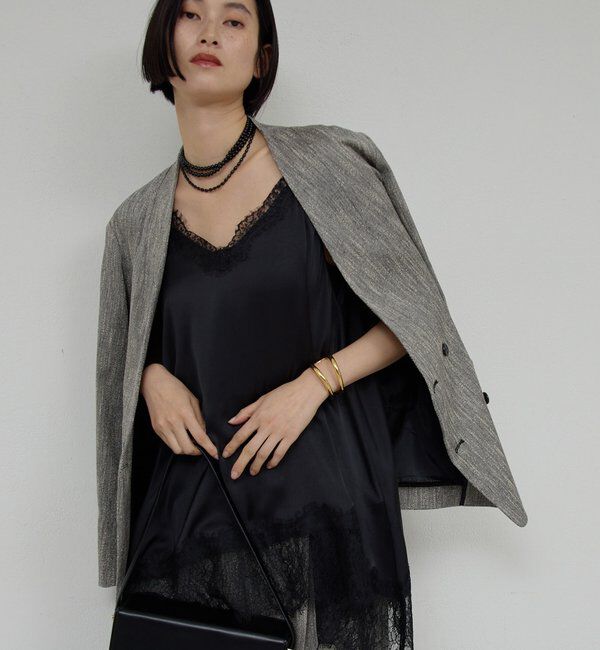  「【セットアップ対応】ノーカラーツイードジャケット」|その他|