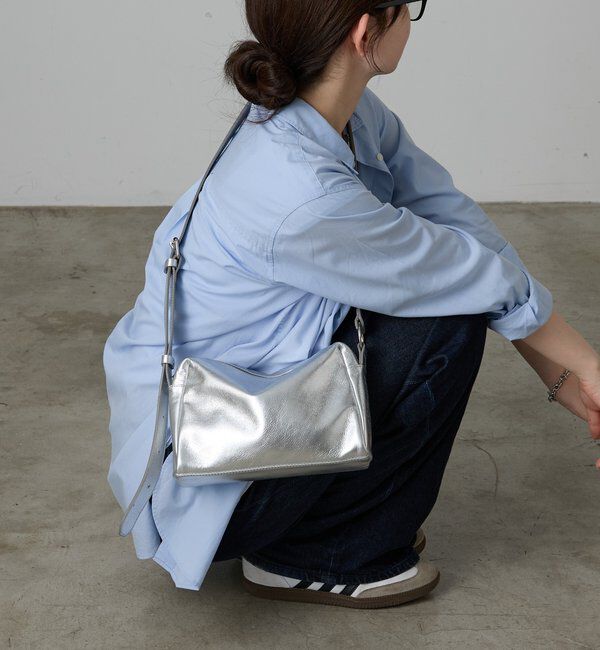  「レザースクエアショルダーバッグ」|ショルダー・メッセンジャー|