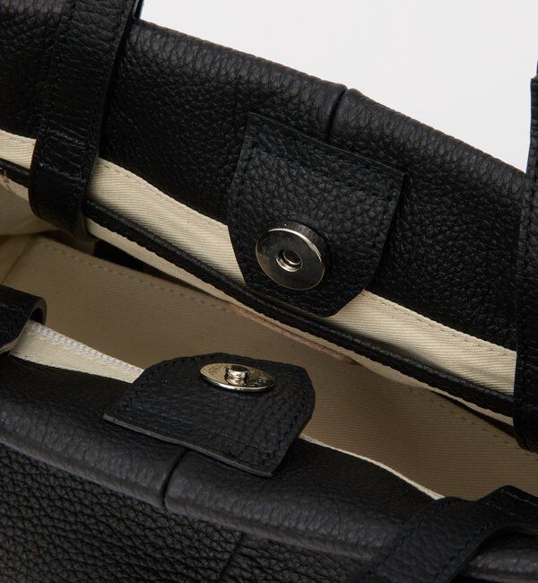  「【再値下げ】レザーダブルハンドルミニトートバッグ」|トートバッグ|