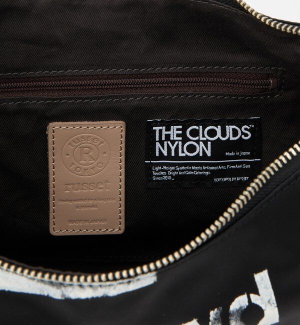  「ステンシル風プリント ナイロン2WAYミニショルダーバッグ」|ショルダー・メッセンジャー|