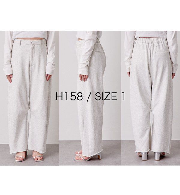  「カーブスウェットパンツ」|チノ|