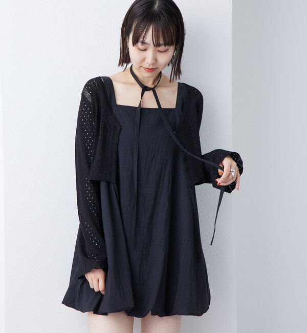  「透かしショートボレロ」|カーディガン|