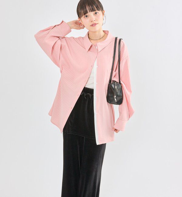  「[森川企画]レイヤードストライプドロストシャツ」|シャツ・ブラウス|