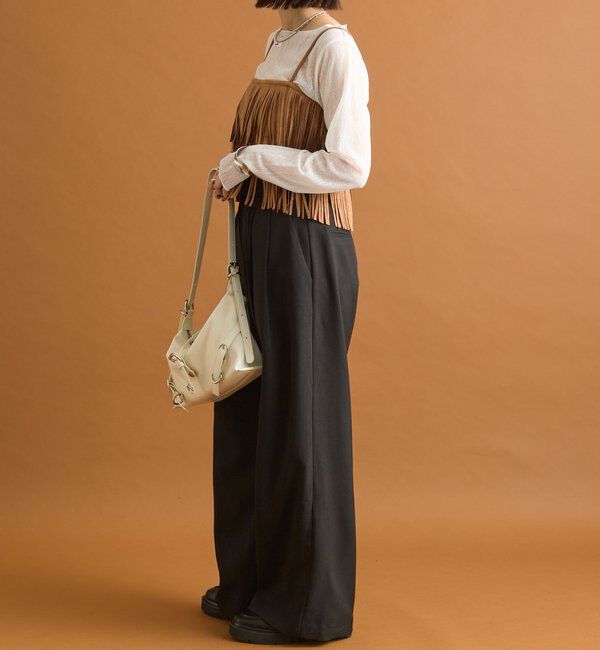  「フェイクスウェードフリンジビスチェ」|シャツ・ブラウス|