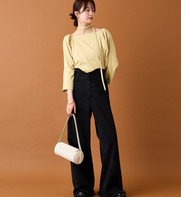  「チョーカーリボンパフブラウス」|シャツ・ブラウス|