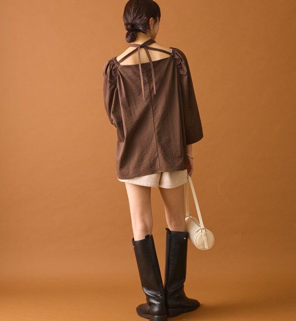  「チョーカーリボンパフブラウス」|シャツ・ブラウス|