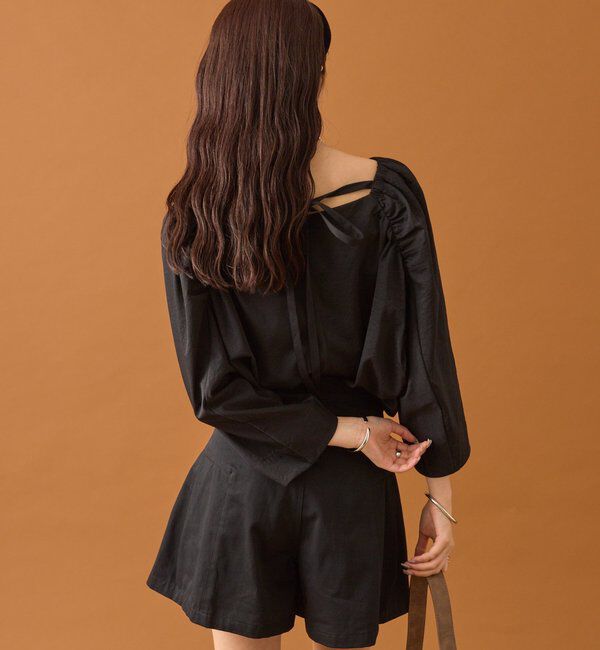  「チョーカーリボンパフブラウス」|シャツ・ブラウス|