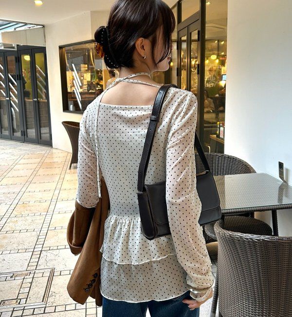  「ドットティアードプルオーバー」|Tシャツ・カットソー|