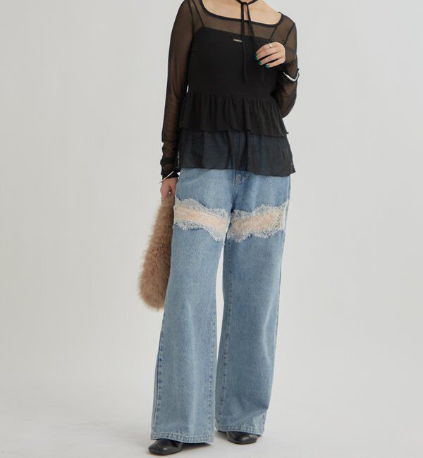  「ドットティアードプルオーバー」|Tシャツ・カットソー|