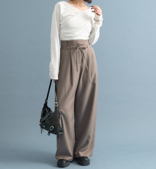  「オフショルロンT」|Tシャツ・カットソー|