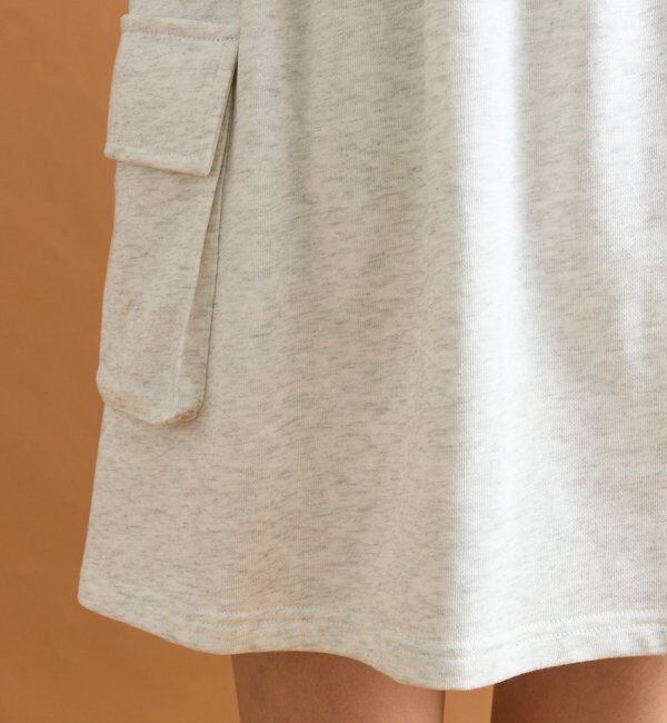  「ウエストレーススウェットミニスカート」|スカート|