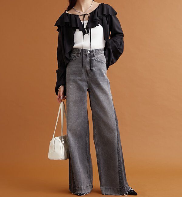  「ラッフルボレロブラウス」|シャツ・ブラウス|