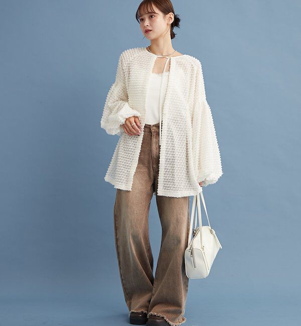  「【@akane__11.1】フリンジシェイプチュニック」|シャツ・ブラウス|