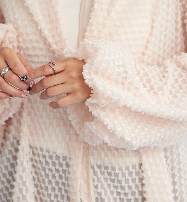  「【@akane__11.1】フリンジシェイプチュニック」|シャツ・ブラウス|