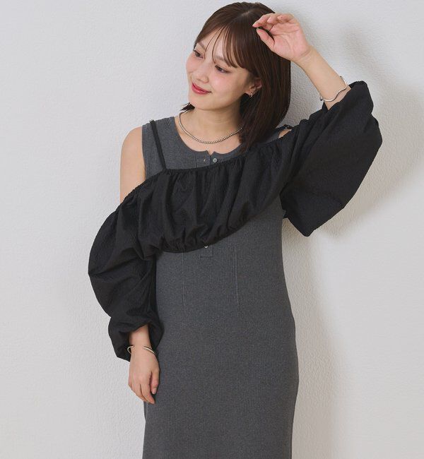  「【@sktnnm企画】ホイップブラウスセットワンピース」|ワンピース|