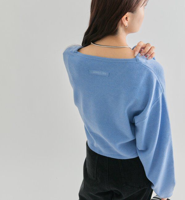  「Vボタンカーディガン」|カーディガン|