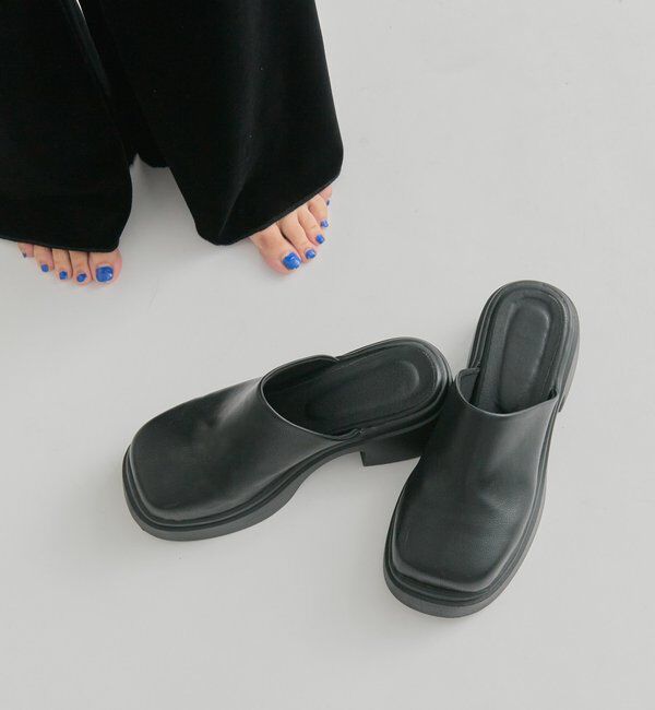  「スクエアサボ」|サンダル|