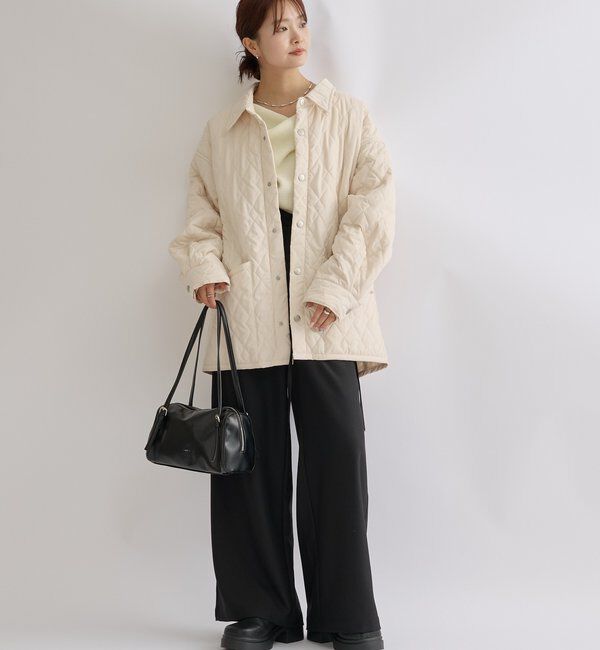  「襟付きキルティングジャケット」|その他|