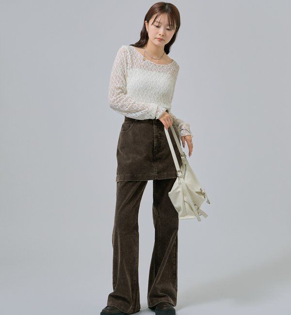  「レースプルオーバー」|Tシャツ・カットソー|