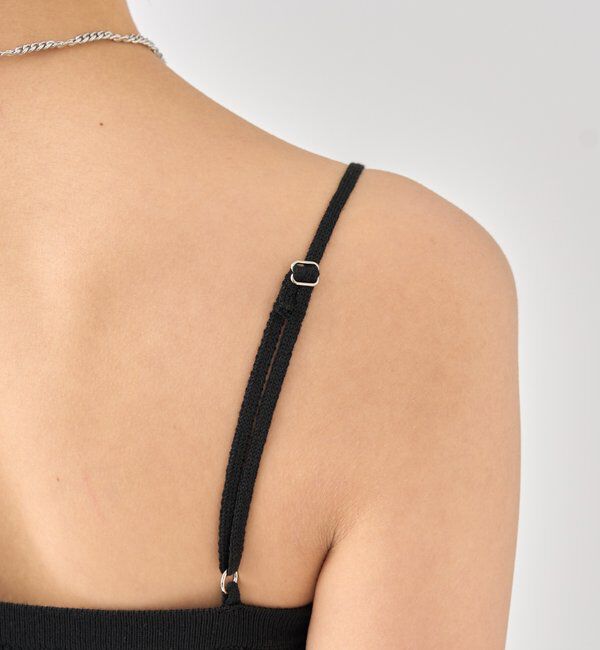  「パット付き ニットキャミソール」|キャミソール|