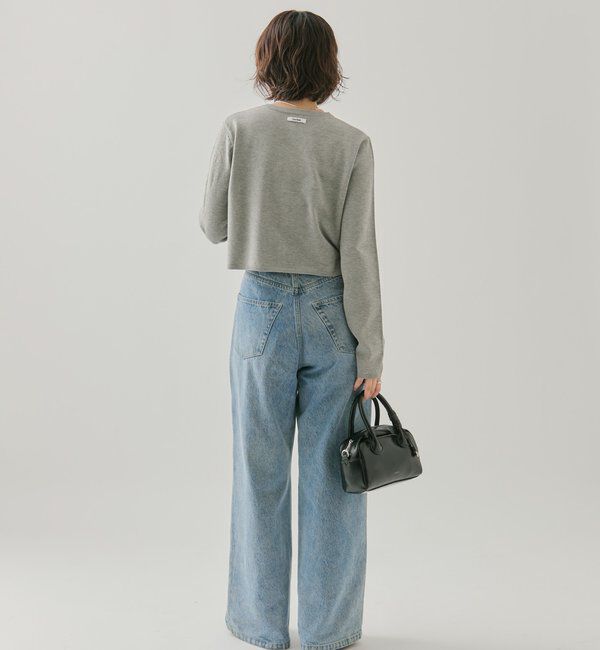  「チビボタン長袖カーディガン」|カーディガン|