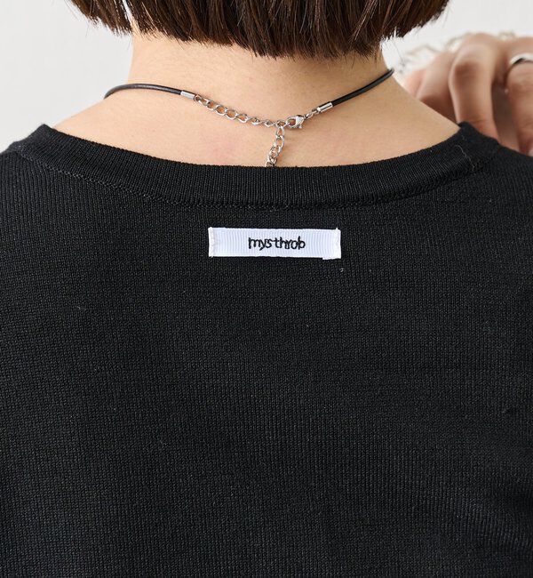  「チビボタン長袖カーディガン」|カーディガン|